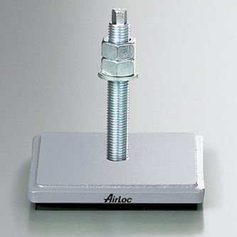 Soporte antivibratorio cuadrado - GLP /B1 series - AirLoc AG - de elastómero / para máquinas