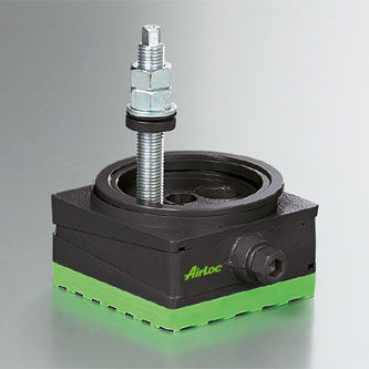 Pie de máquina - 205-VRKC series - AirLoc AG - de elastómero / fijo / para fijación en suelo
