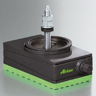 Pie de máquina - 2012.1-VRKCV series - AirLoc AG - de elastómero / antivibración / fijo