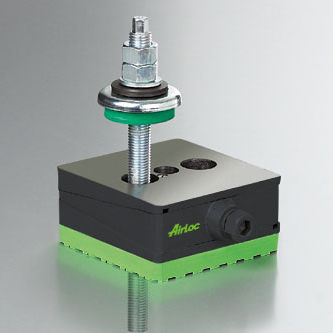 Pie de máquina - 450.2-VRC series - AirLoc AG - de elastómero / para fijación en suelo