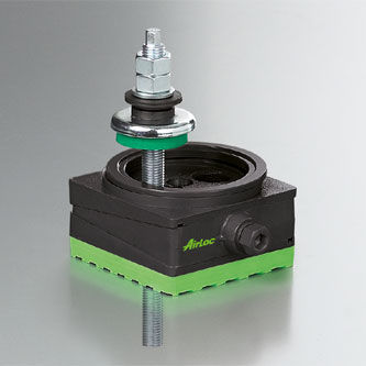 Pie de máquina - 407.2-VRKC series - AirLoc AG - de elastómero / antivibración / atornillable