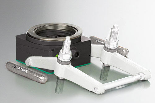 Pie de máquina - KaBloc 203.52V /903 - AirLoc AG - de metal / de nivelación / para fijación en suelo