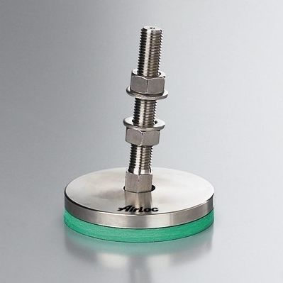 Pie de máquina - PRGI series - AirLoc AG - de acero inoxidable / antivibración / reglable