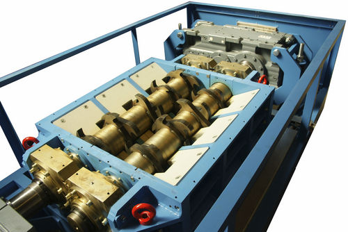 Destrozador primario - RM 1350 series - ERDWICH Zerkleinerungs-Systeme GmbH - de 2 ejes / para residuos de la industria electrónica / robusto