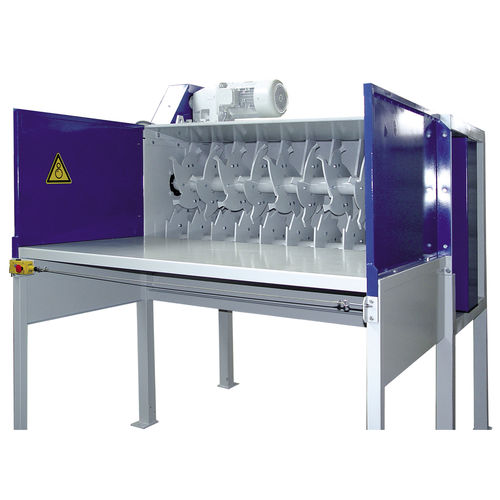 Destrozador primario - EKZ series - ERDWICH Zerkleinerungs-Systeme GmbH - de 2 ejes / para cartón / robusto