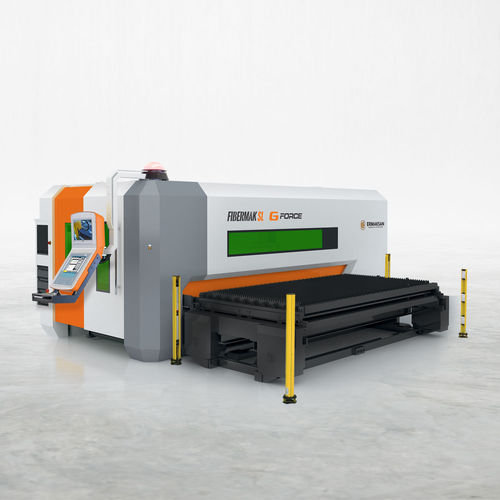 Máquina de corte láser de fibra - FIBERMAK SL G-FORCE - ERMAKSAN - láser 2D / para aluminio / para acero inoxidable
