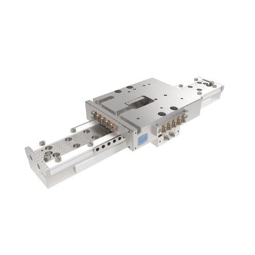 Platina de nanoposicionamiento compatible de vacío - LA97 series - Steinmeyer Mechatronik GmbH - lineal / piezoeléctrica / 1 eje