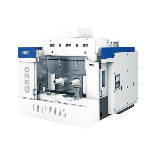 Centro de mecanizado CNC 3 ejes - G520 - GROB-WERKE - horizontal / para aluminio / de 2 husillos