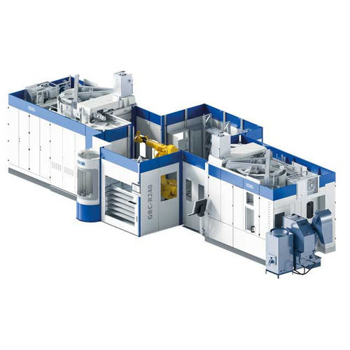 Célula robotizada de manipulación - GRC-R1 50/240 - GROB-WERKE - para centro de mecanizado