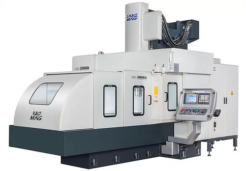 Centro de mecanizado CNC 3 ejes - KMC-DV series - KAO MING - vertical / para material plástico / de doble columna