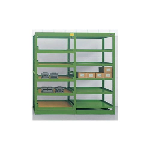 Sistema de estanterías de manipulación - LOKOMA - pull-out / para cargas pesadas / con paleta