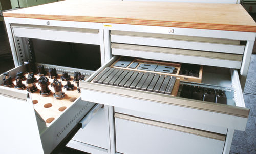 Banco de trabajo de madera - CNC - LOKOMA - con cajones