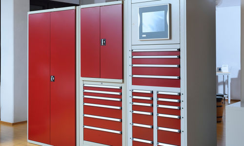 Sistema de estanterías para depósito de almacenamiento - WS Series - LOKOMA - con cajones / de metal