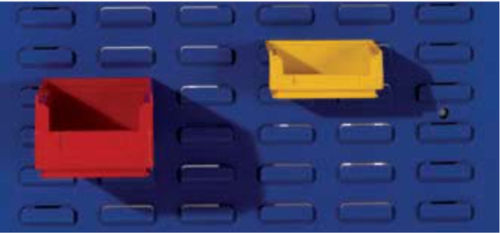 Panel perforado con cubetas con abertura frontal - 00.06.095 series - LOKOMA