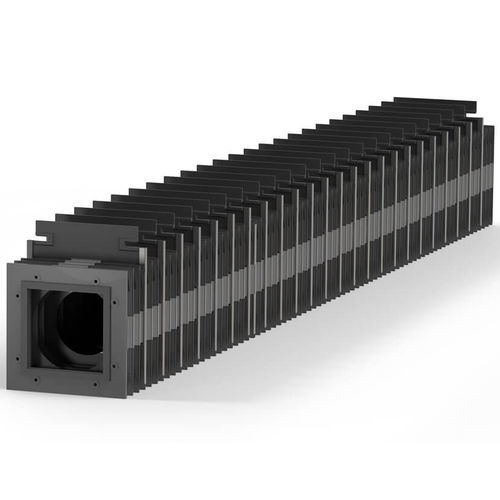 Fuelle de protección de tijera - MöllerWerke GmbH - rectangular / de metal / para plataforma elevadora