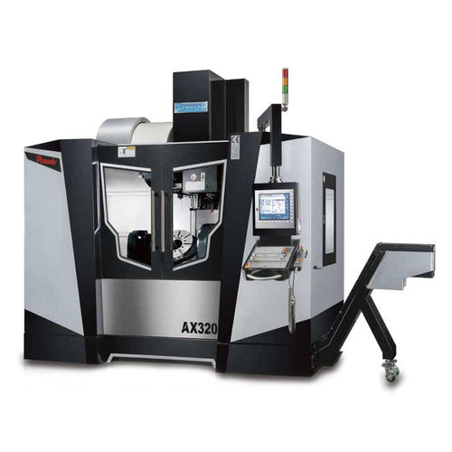 Centro de mecanizado CNC 5 ejes - AX320  - PINNACLE Machine Tool Co., Ltd. - vertical / con mesa rotativa abatible / 24 herramientas