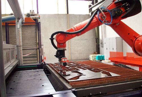 Robot articulado - LaserSORT - Remmert GmbH - 6 ejes / para selección / para aplicaciones láser