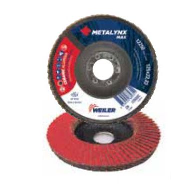 Disco de láminas para acero inoxidable - 388931 - Weiler Abrasives - con revestimiento de circonio