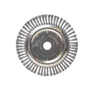 Cepillo circular trenzado - 386122 - Weiler Abrasives - de limpieza / apriete para el proceso de amolado / de acero