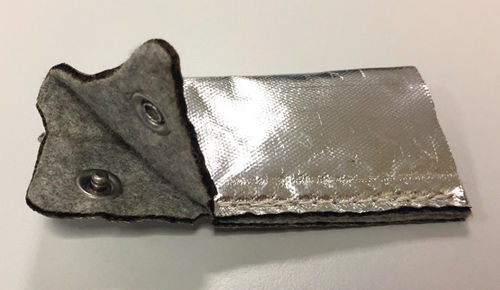 Funda de protección térmica - ZETREFLECTFELT 3.0 - Sertim - Zipper Technik - plana / para cables eléctricos / de fibra de vidrio