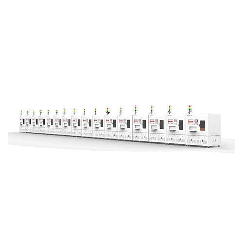 Línea de ensamblaje automática - Farley Laserlab - enteramente automática / modulable / al vacío