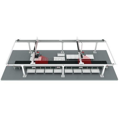 Paletizador robotizado - Farley Laserlab - de pórtico / para estación de trabajo / controlado por ordenador