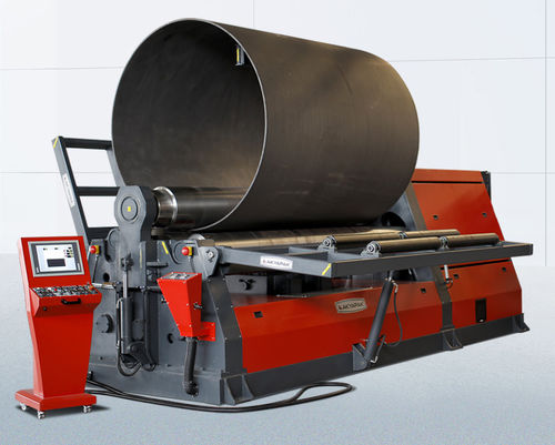 Máquina roladora de 4 rodillos - AHS 20-25 - AKYAPAK MAKINA SAN TIC - hidráulica / CNC