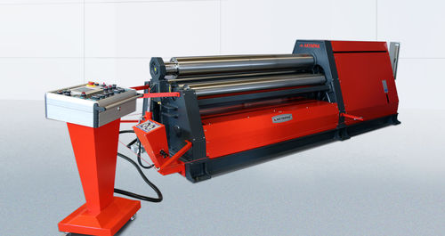Máquina roladora de 4 rodillos - AHS 20/10 - AKYAPAK MAKINA SAN TIC - hidráulica / CNC