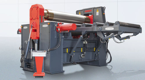 Máquina roladora con 3 rodillos - AHV 610 - AKYAPAK MAKINA SAN TIC - hidráulica / CNC