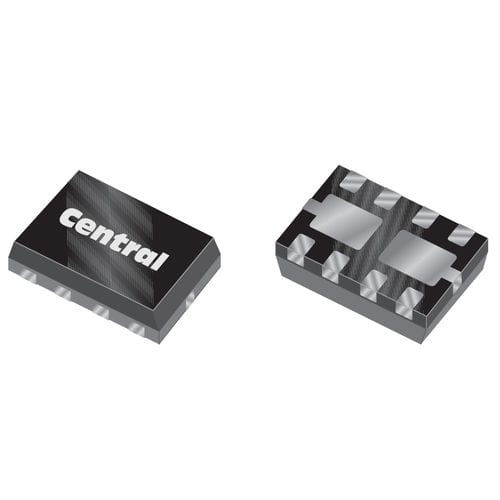 Transistor NPN - CTLM1034-M832D - Central Semiconductor - de potencia / de silicio / diodo Schottky