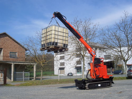Grúa con orugas - 350-E4 Plus - kegiom lifting s.n.c. - telescópica / para obra / de elevación