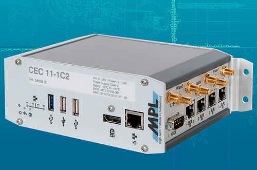 Computadora embarcada - CEC11 - MPL - Intel® Atom E3815 / USB / industrial