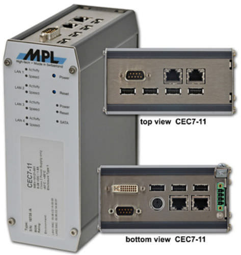 Computadora embarcada - Intel Atom Z530P, 1.6 GHz | CEC7-X - MPL - Intel® Atom / Ethernet / compacta