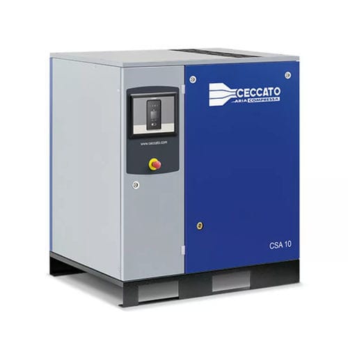 Compresor de tornillo - CSA 7.5 – 20 HP series - Ceccato Aria Compressa - de aire / con motor eléctrico / estacionario