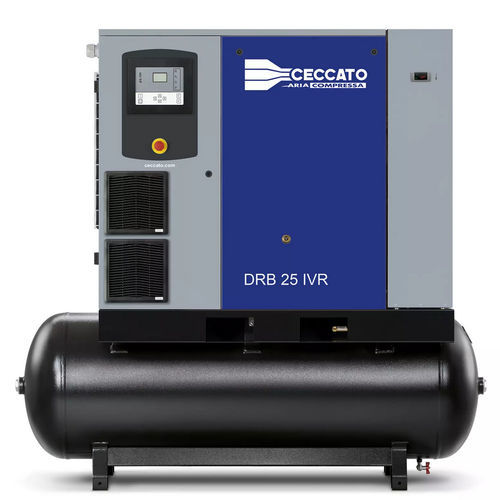 Compresor de tornillo - DRB 20 - 35 HP IVR series - Ceccato Aria Compressa - de aire / eléctrico / estacionario