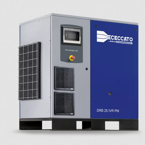 Compresor de tornillo - DRB 20 - 30 HP IVR PM series - Ceccato Aria Compressa - de aire / con motor eléctrico / estacionario