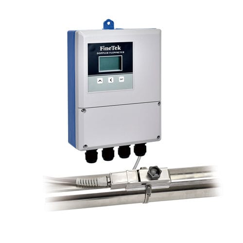 Caudalímetro de ultrasonido Doppler - EPF - FineTek Co., Ltd. - volumétrico / para líquido / DN32 - 1"1/4