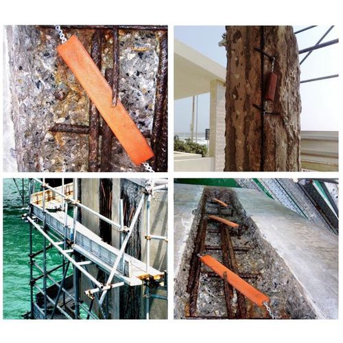 Ánodo galvánico de zinc - GSC SuperAnode - Metalnastri - para hormigón armado