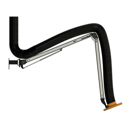 Brazo de extracción con brazo de sujeción externo - ESA - Geovent - fijo / de pared / flexible