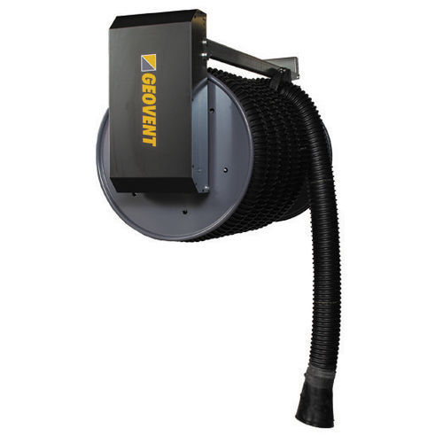 Enrollador de tubo - GTE series - Geovent - motorizado / para gases de escape / fijo