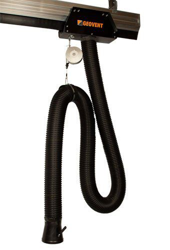 Manguera para gases de escape - Type 35 - Geovent - de TPE / de aluminio / para extracción de humo