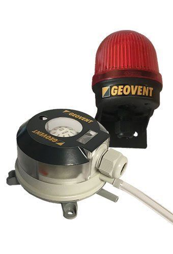 Controlador de presión para aplicaciones de calefacción, ventilación y aire acondicionado (HVAC) - GeoGuard - Geovent - baja presión / ajustable / diferencial