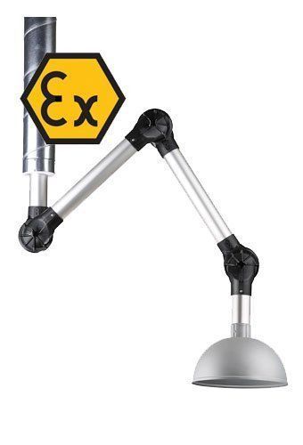 Brazo de extracción fijo - PERMA - Geovent - articulado / flexible / para productos químicos