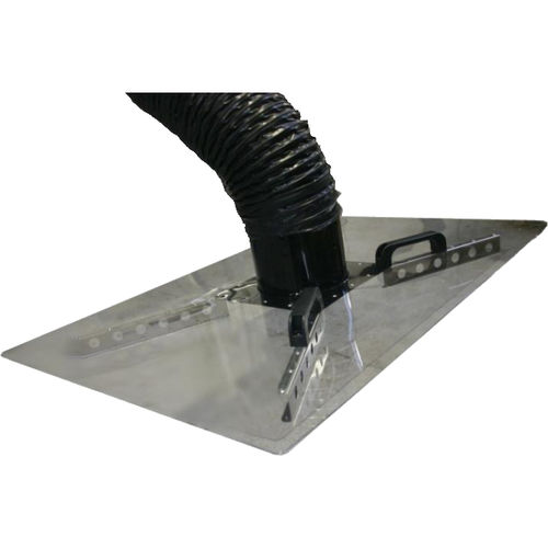 Brazo de extracción fijo - 12-24 series - Geovent - flexible / para humo / con campana