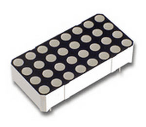 Visualizador de matriz de puntos - 637 nm | HDSP series - Avago Technologies - 4 x 8 / electrónico