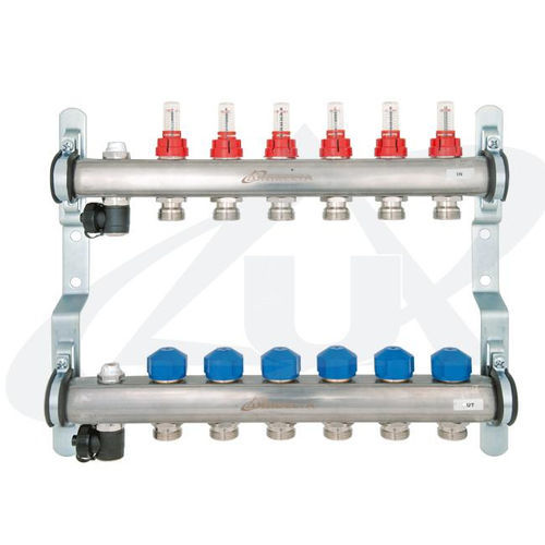 Manifold multivía - 60010221 series - Unidelta S.p.A. - de acero inoxidable / de cierre