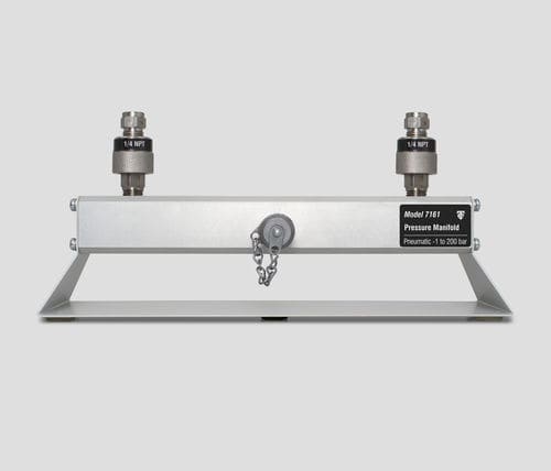 Manifold de 2 vías - 7161 - Time Electronics - aluminio / neumático / de calibración