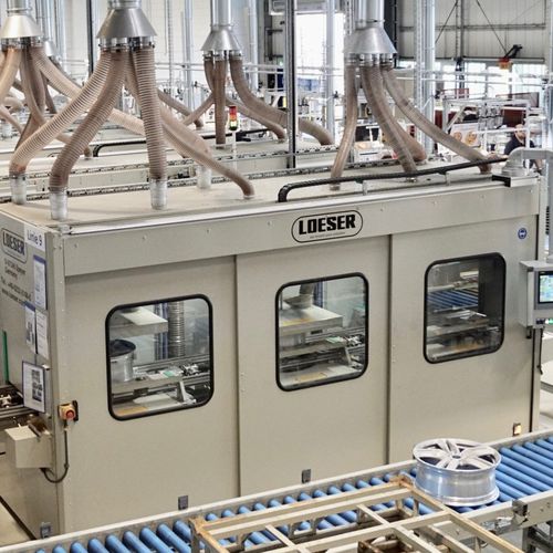 Desbarbadora de acabado - FE RU ZD TU TO - LOESER GmbH - de cepillado / de llantas / automática