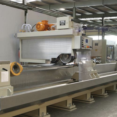 Rectificadora plana - ZSP 377 - LOESER GmbH - para tuberías / controlada por PLC