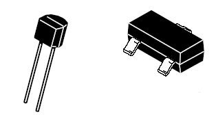 Diodo varicap - SVC series  - ON Semiconductor - con terminales radiales / rectificador